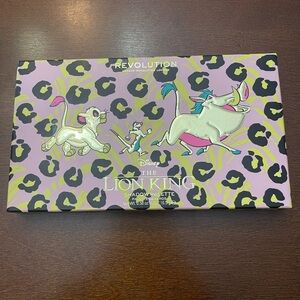 Revolution Lion King Kids Eyeshadow Palette - Pink, Black, Yellow